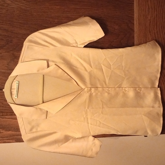 A&F Short Sleeve Satin Button Down - Picture 3 of 3